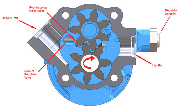 Gear Pump Cutaway